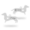 Chapa para Perro y Gato Personalizada - Ideal para Grabar su Nombre y tu Contacto - Placa Identificativa Hecha de Acero Inoxidable - Forma de Gato - Regalos Market