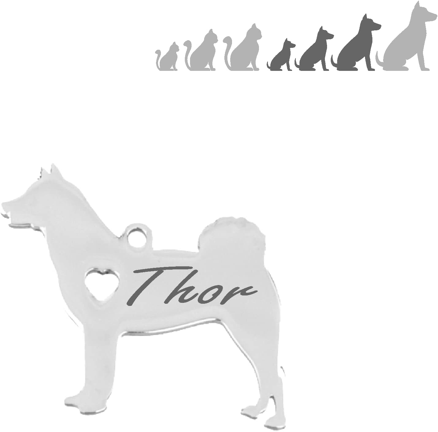 Personalisierte Erkennungsmarken für Hunde und Katzen