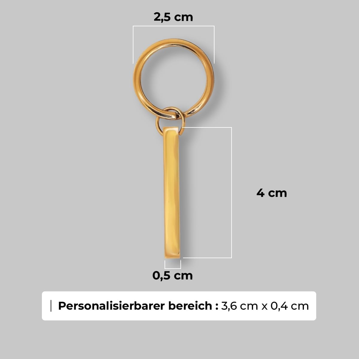ibera gifts – schlüsselanhänger personalisiert aus Edelstahl | personalisierte schlüsselanhänger graviert auf 4 Seiten | Geschenkidee für Paare, Familie oder Freunde