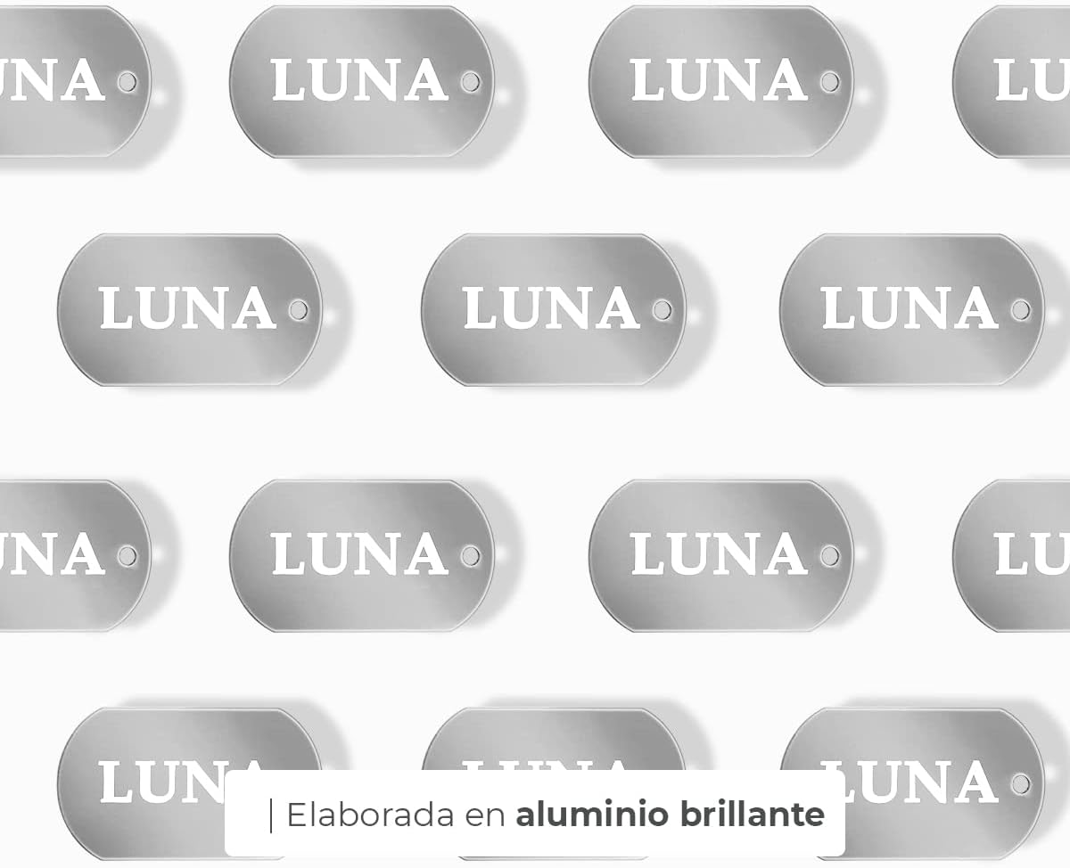 Ibera gifts - Hundemarke mit Gravur - Hundemarke Personalisiert Militärische Erkennungsmarke für große Hunde