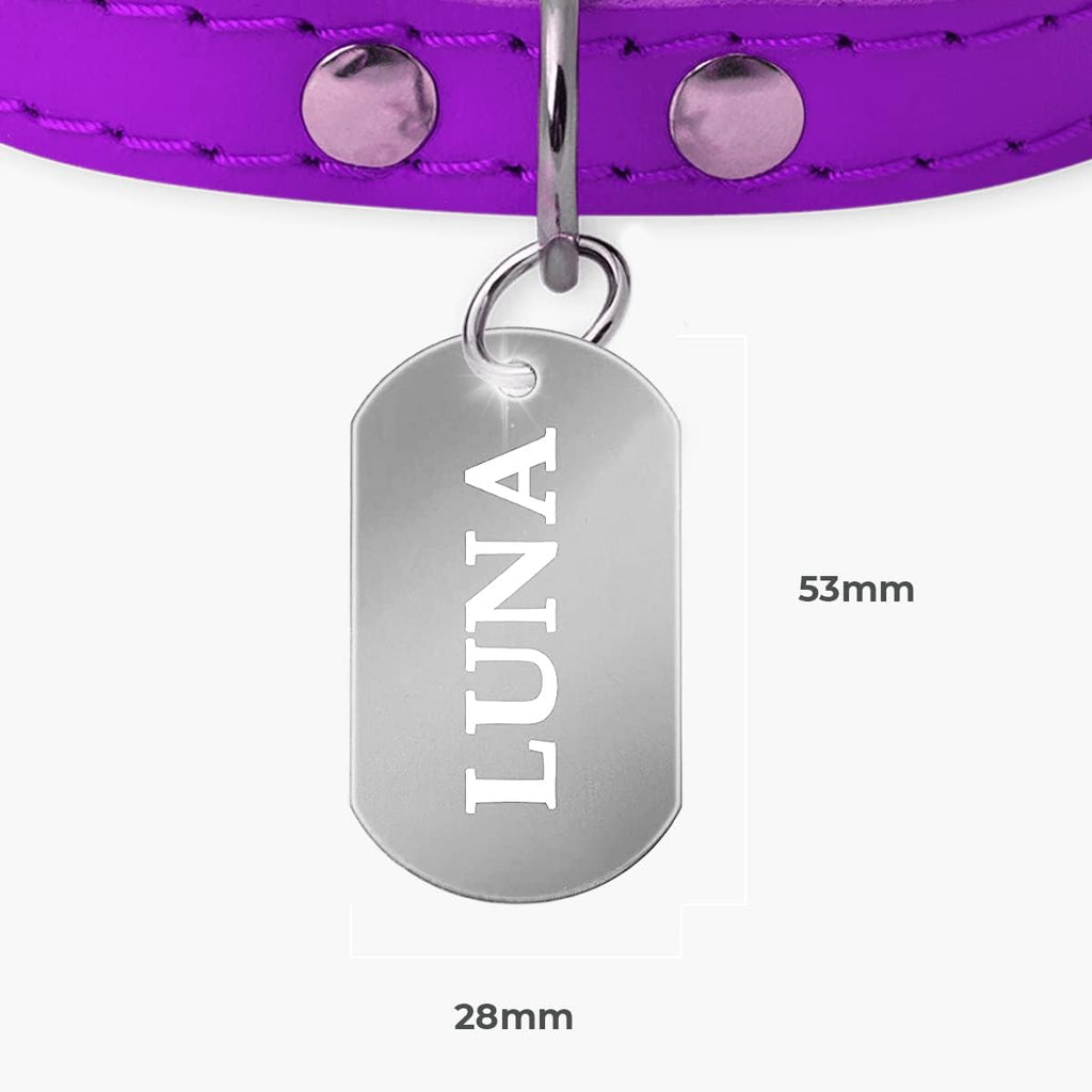 Ibera gifts - Hundemarke mit Gravur - Hundemarke Personalisiert Militärische Erkennungsmarke für große Hunde