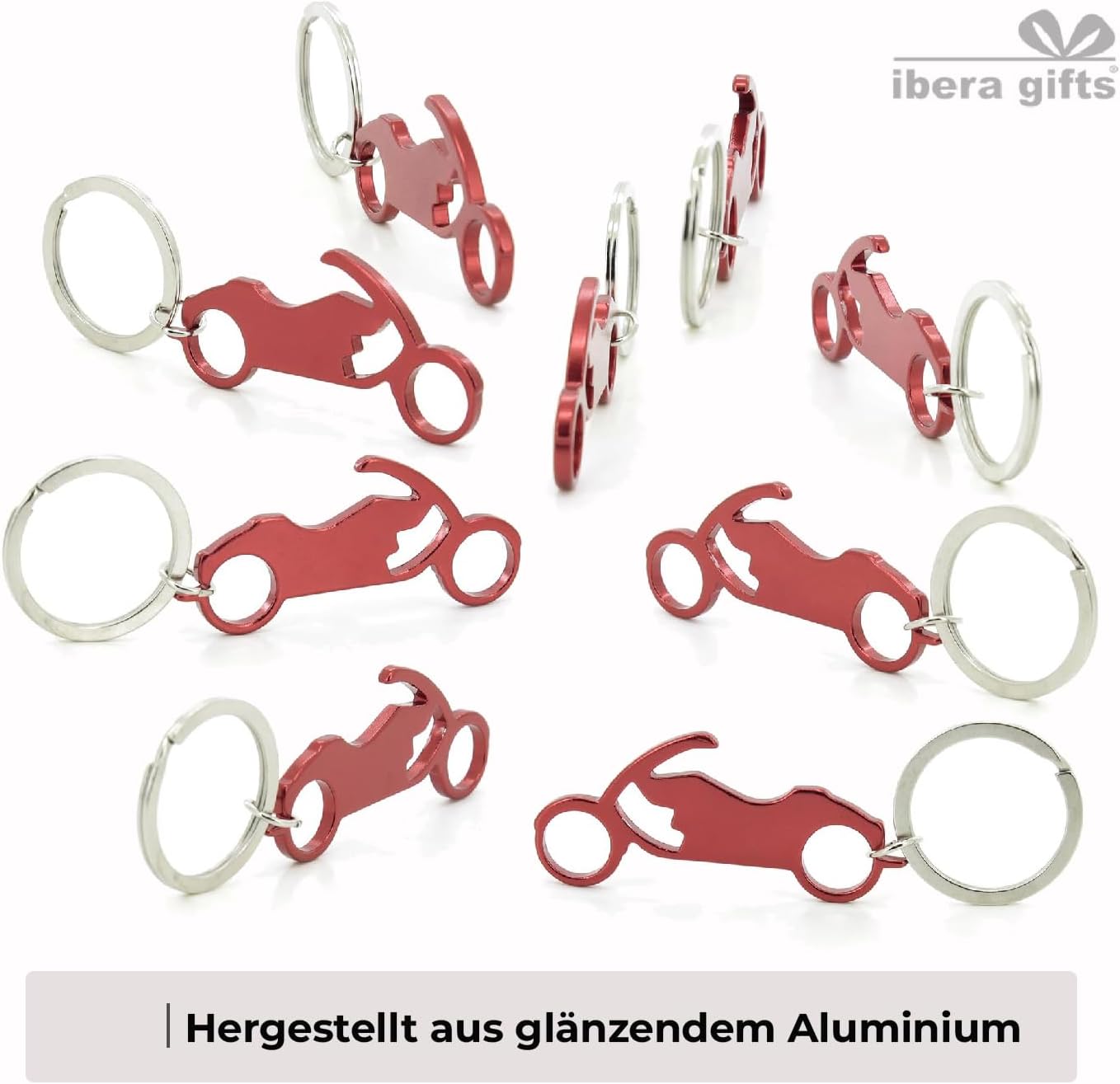 ibera gifts – Personalisierter Schlüsselanhänger Motorrad Mit Lasergravur • Schlüsselanhänger Mit Name Und Botschaft • Originelles Geschenk Für Biker, Paar, Mann, Frau