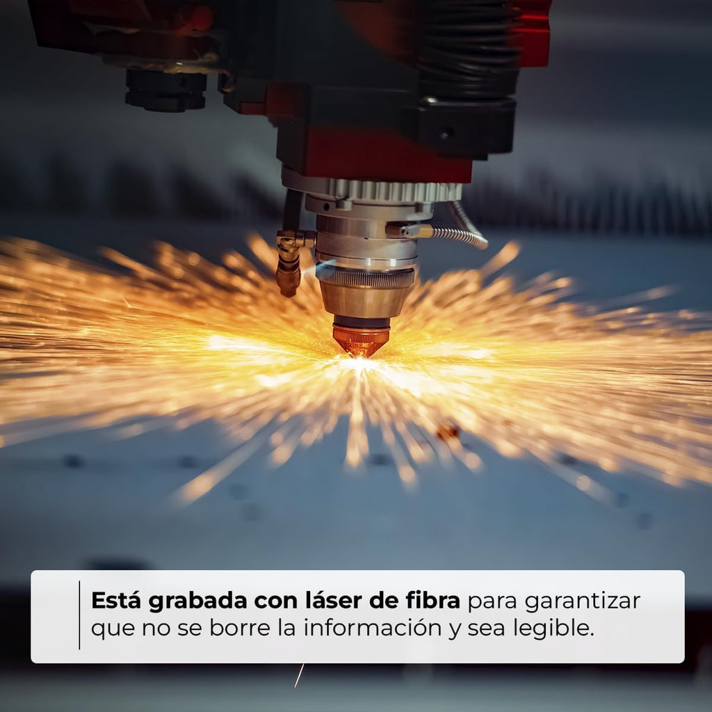 ibera gifts - Pulsera personalizada de acero inoxidable - Regalo Grabado para Hombre Mujer Parejas Amigos - Acabado profesional