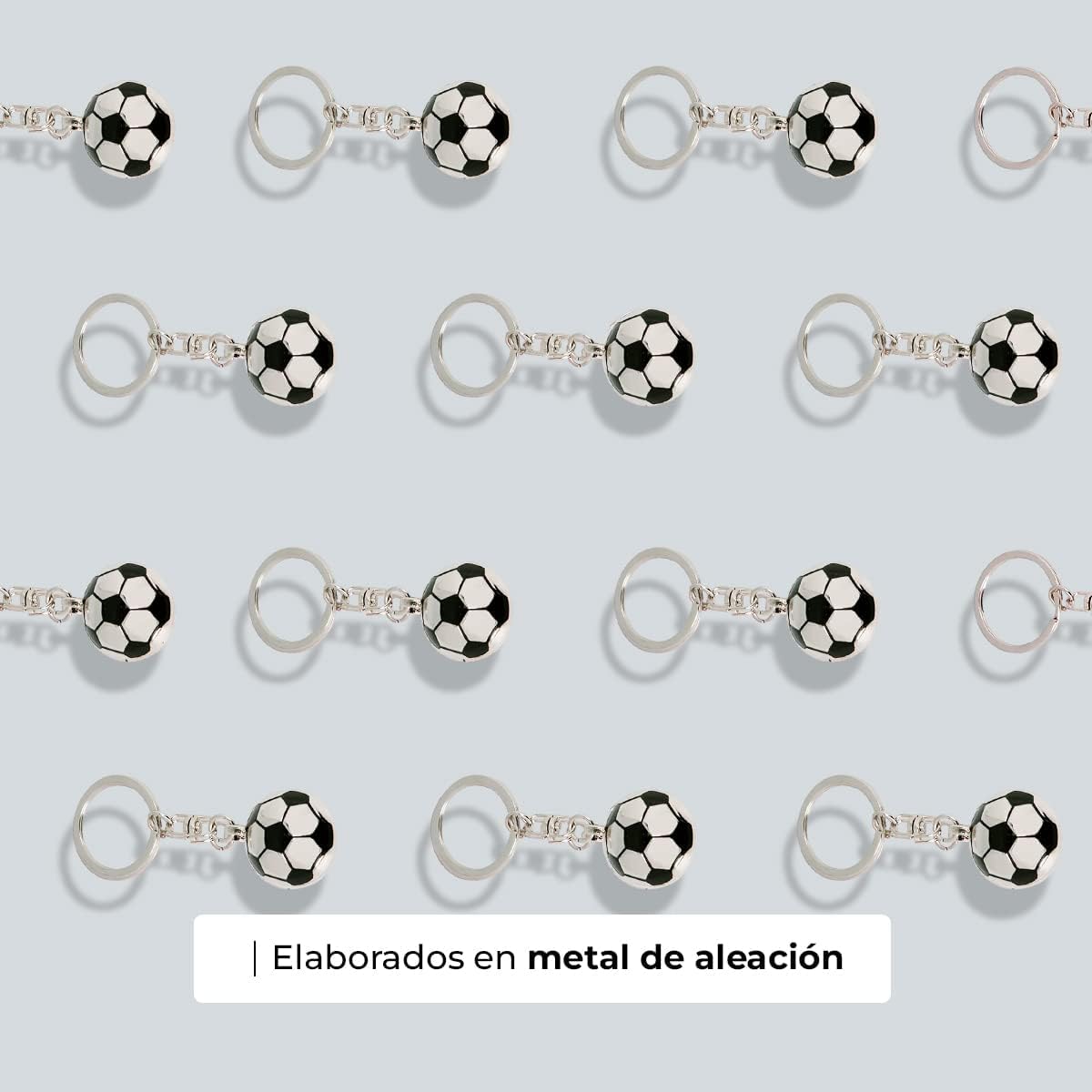 ibera gifts - Foto Llavero personalizado En Forma de pelota de futbol - Regalos originales personalizados Mujer, Hombre, Parejas, Novios, Amiga, Papa, Dia de Padre, Grabado con Imagen