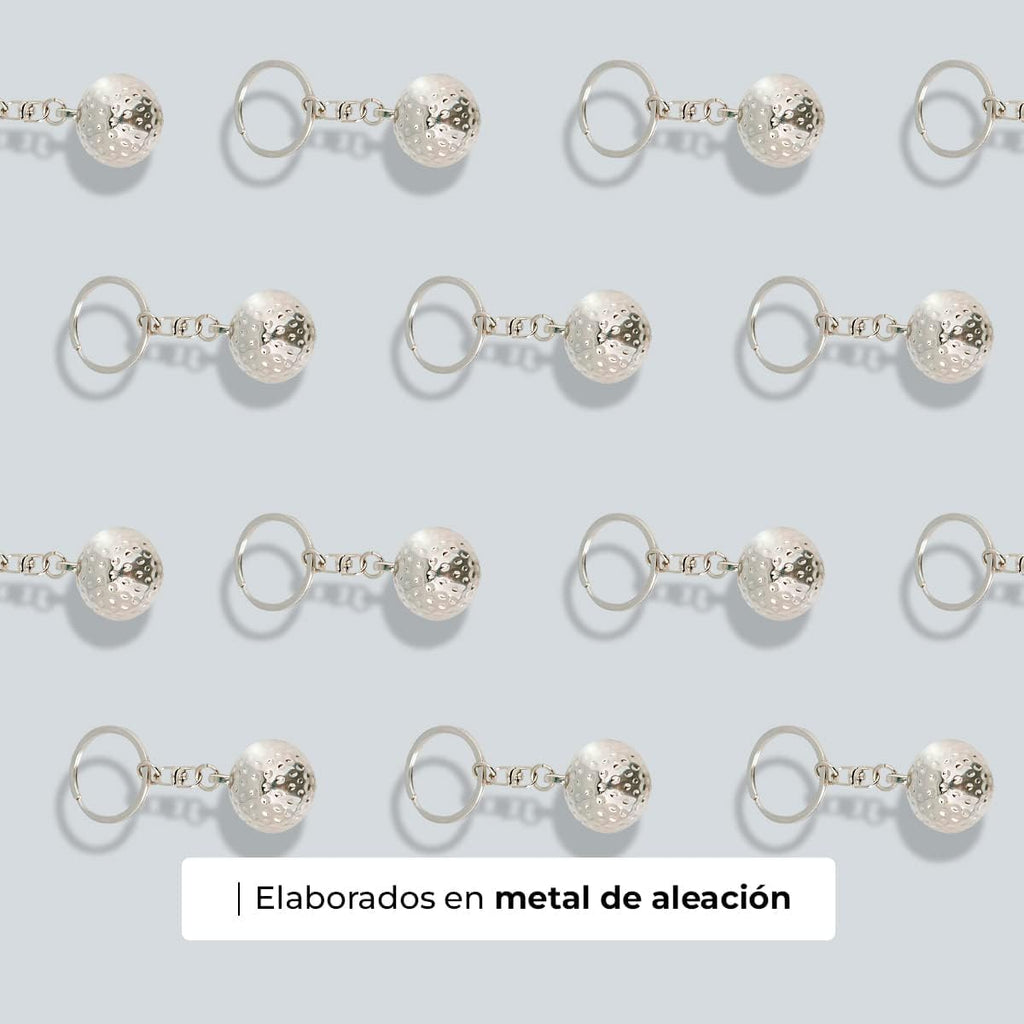 ibera gifts - Foto Llavero personalizado Bola de Golf - Regalos originales personalizados Mujer Hombre Parejas Novios Papa Dia de Padre - Grabado con Imagen Mensaje