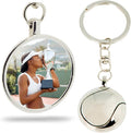 ibera gifts - Foto Llavero personalizado En Forma de pelota Tenis/Padel - Regalos originales personalizados para Mujer Hombre Parejas Novios Papa Dia del Padre - Grabado con Imagen